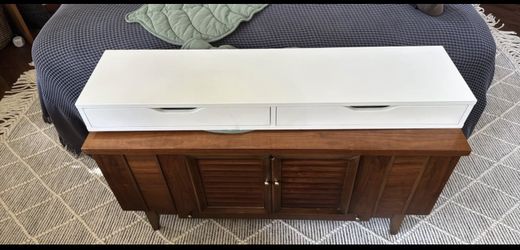 IKEA floating shelf / vanity / desk