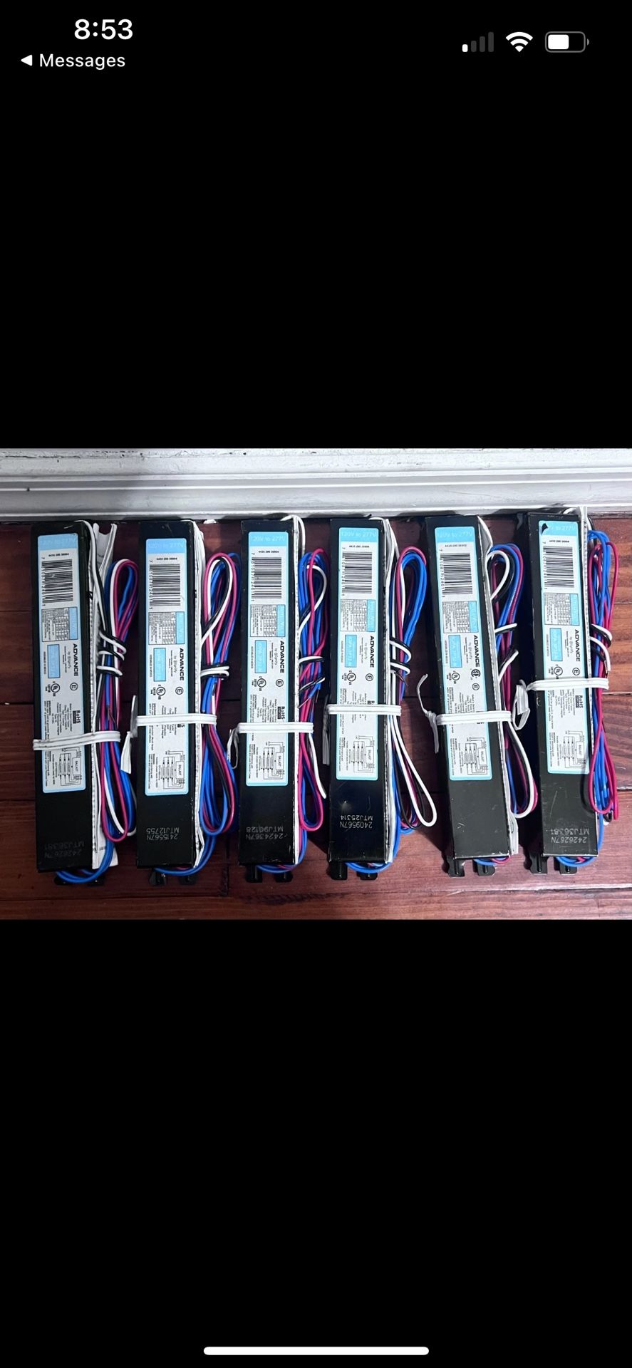 6-Pk Philips Advance 32W IOPA-3P32-N, 120/277V Instant Start Electronic Ballast