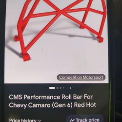 Camaro 6th gen roll cage