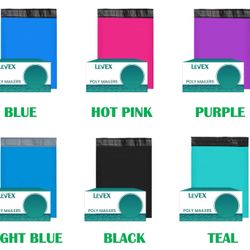 Color Poly Mailers Shipping Envelopes, Plastic Mailing Bags, All Sizes