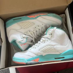 Light Aqua 5 Jordan