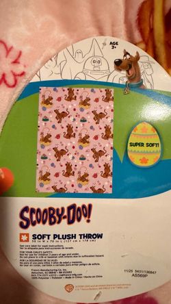 Scooby-Doo Easter Soft Plush Throw Blanket