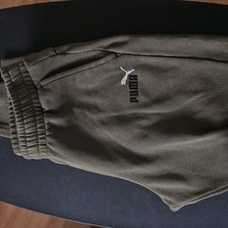 Men’s Joggers Large | Olive Green Sweatpants – Great Condition