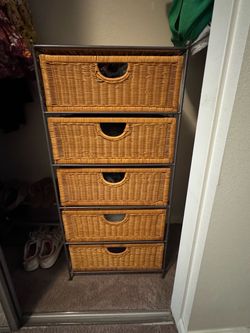 Wicker Storage Bins