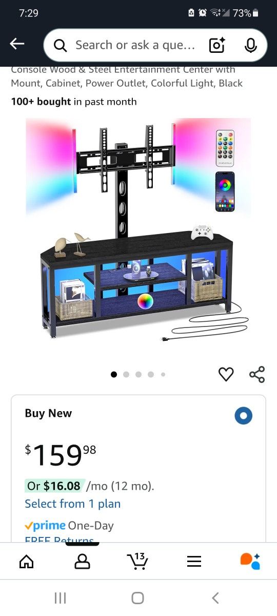 Light Up Tv Stand No Use For It Must Go