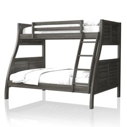 Bunk Bed -Twin Over Full - Antique Gray!