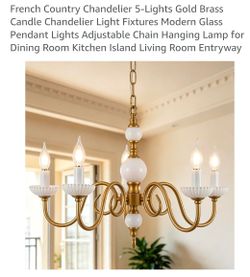 French Country Chandelier 5-Lights