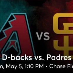 Padres At Diamondbacks Tickets 