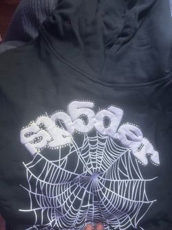 Sp5der 555 Black Hoodie