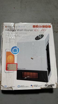 Heat Storm Space Heater - HS-1000-WX-WIFI Infrared Wi-Fi Heater, 1000 Watt