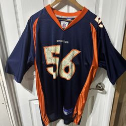 “LARGE”  Vintage Football Jersey Denver Broncos #56   “Al  Wilson”