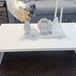 White Glossy Coffee Table 