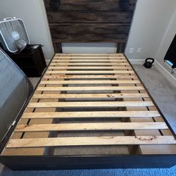 Queen size bed frame