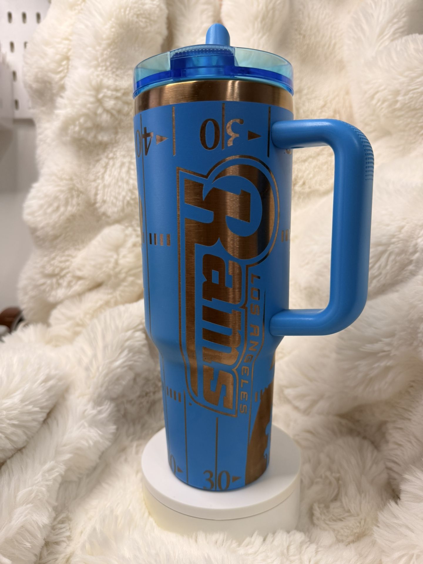 Rams 40oz Steel Tumbler 