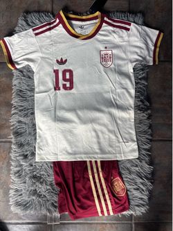 Spain lamine Yamal kids soccer jersey