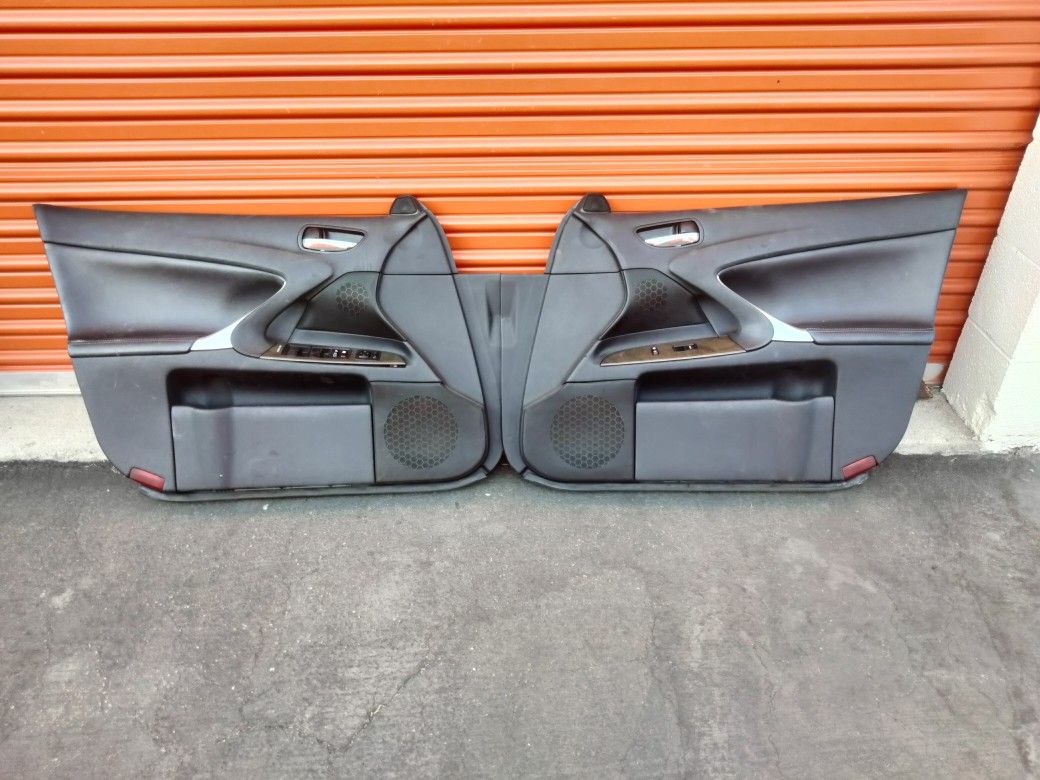 2006-2012 Lexus Is250/350 Door Panels With Windows Regulator And Accessories OEM.
