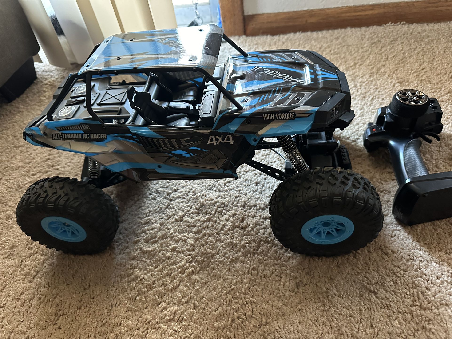 SAVAGE II 1:10 SCALE ALL-TERRAIN RC RACER, Blue**comes With Everything read Desc