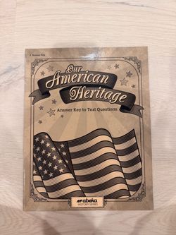Abeka 3rd grade Our American Heritage textbook Answer Key
