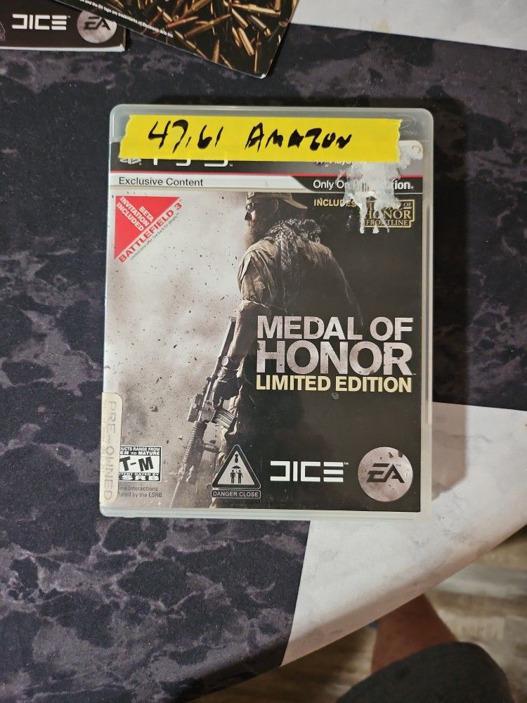 PS3 MEDAL OF HONOR
