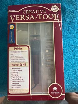 Walnut Hollow Creative Versa-Tool 23906 Wood Burning Soldering Craft Kit 11 Points
