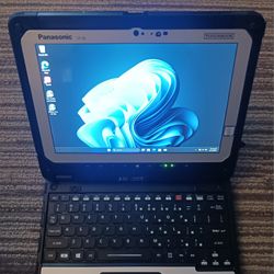 Touchscreen Panasonic ToughBook Full Rugged Laptop/Tablet Windows 11 Professional 