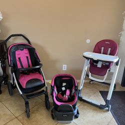 Peg Perego Stroller and Highchair 