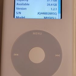 Ipod Classic 4th Generation 40G . Great Condition