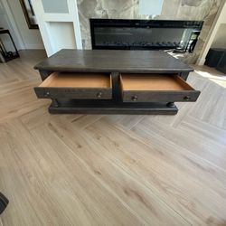 Coffee table with drawers