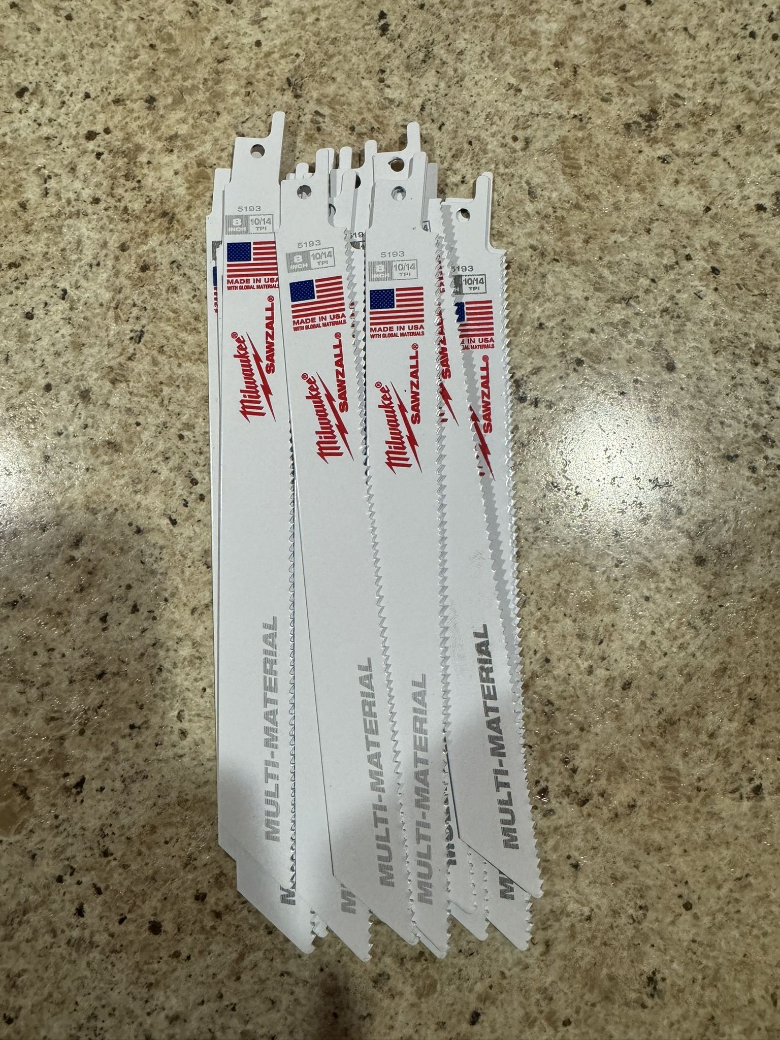 8in Milwaukee Sawzall Blades 17 Count