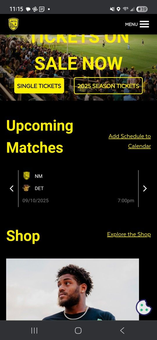 United Game tonight 4 Club Seats