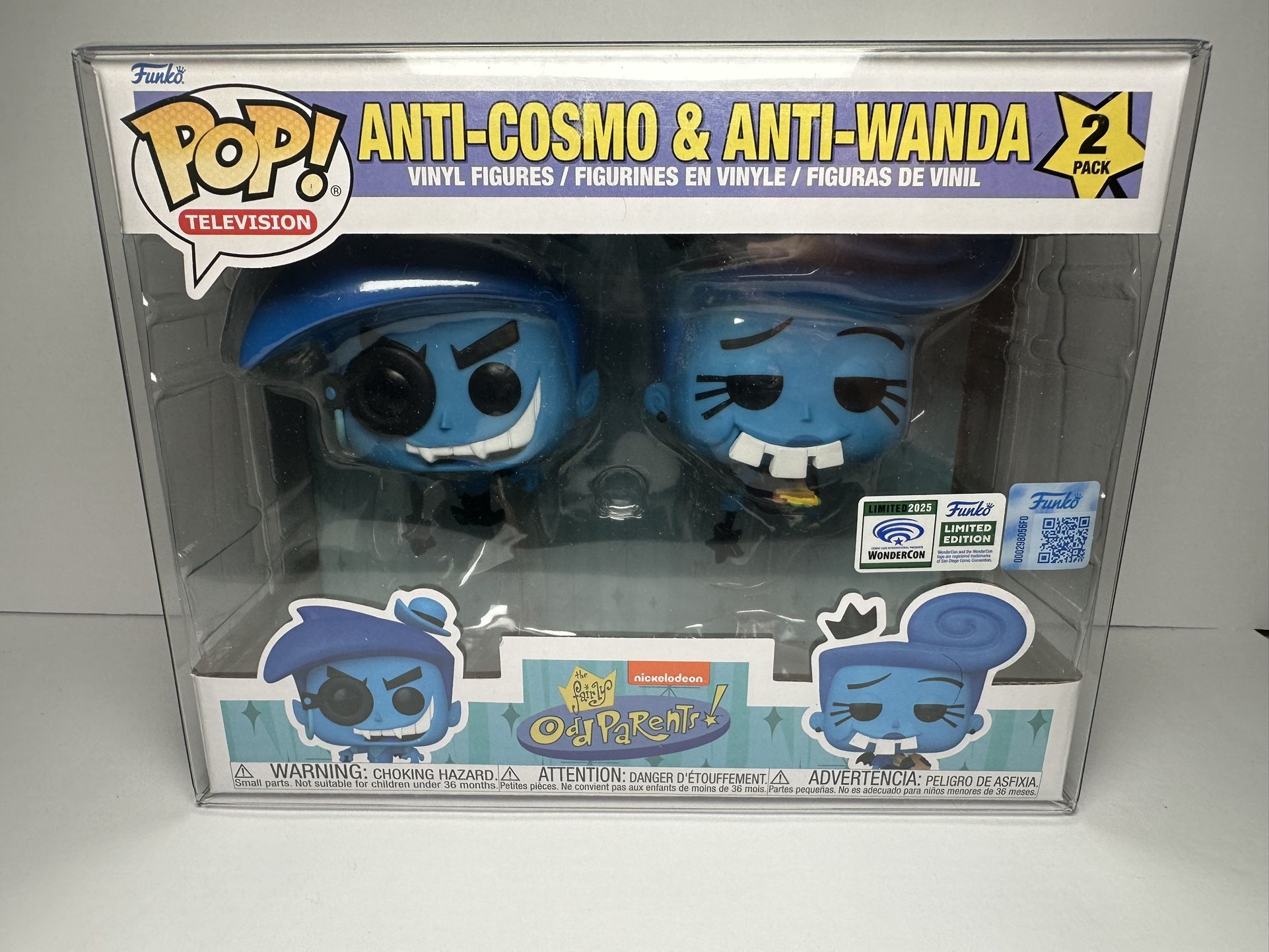 Anti Cosmo and Anti Wanda Funko Pop Con Sticker