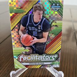 2024-25 Bowman Chrome University Cooper Flagg Facilitators X-Fractor