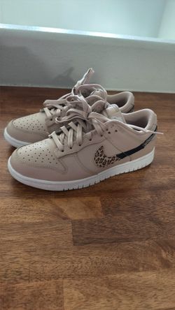 Women’s Tan/ cheetah dunks