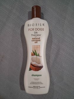 BioSilk for Dogs Silk Therapy with Natural Coconut Oil Shampoo