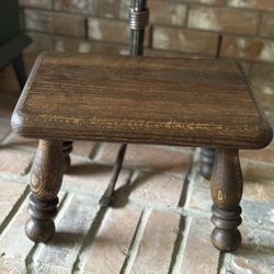 Vintage Oak Footstool