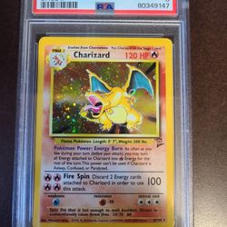 Charizard #4 (PSA 8) Base Set 2