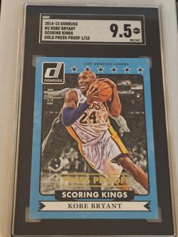 SUPER Rare Kobe Graded Numbered Insert
