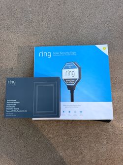 Ring Solar Panel and Solar Sign