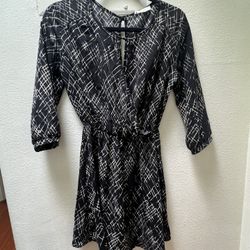 Women’s Lush Black White Dress Size Small