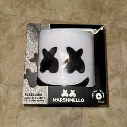 Marshmello Premium Light Up Spirit of Halloween LED Helmet Adult Cosplay