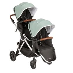 Mockingbird Double Stroller In Sage (both Seats Included)