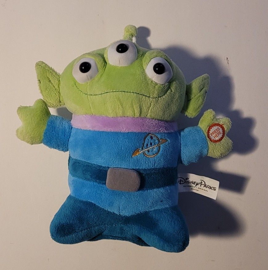 Disney Parks Toy Story 4 Space Alien Talks And Shakes Plush