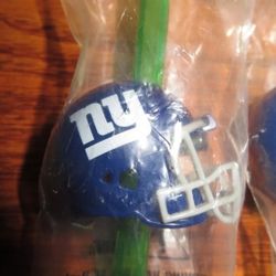 **NEW** Rare Official NFL NY Giants Helmet Drinking Straws •ONLY 2 LEFT•