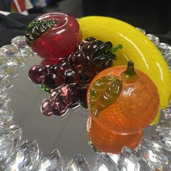 Decorative Glass Fruit