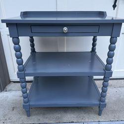 Solid Wood Gray Shelving/storage 