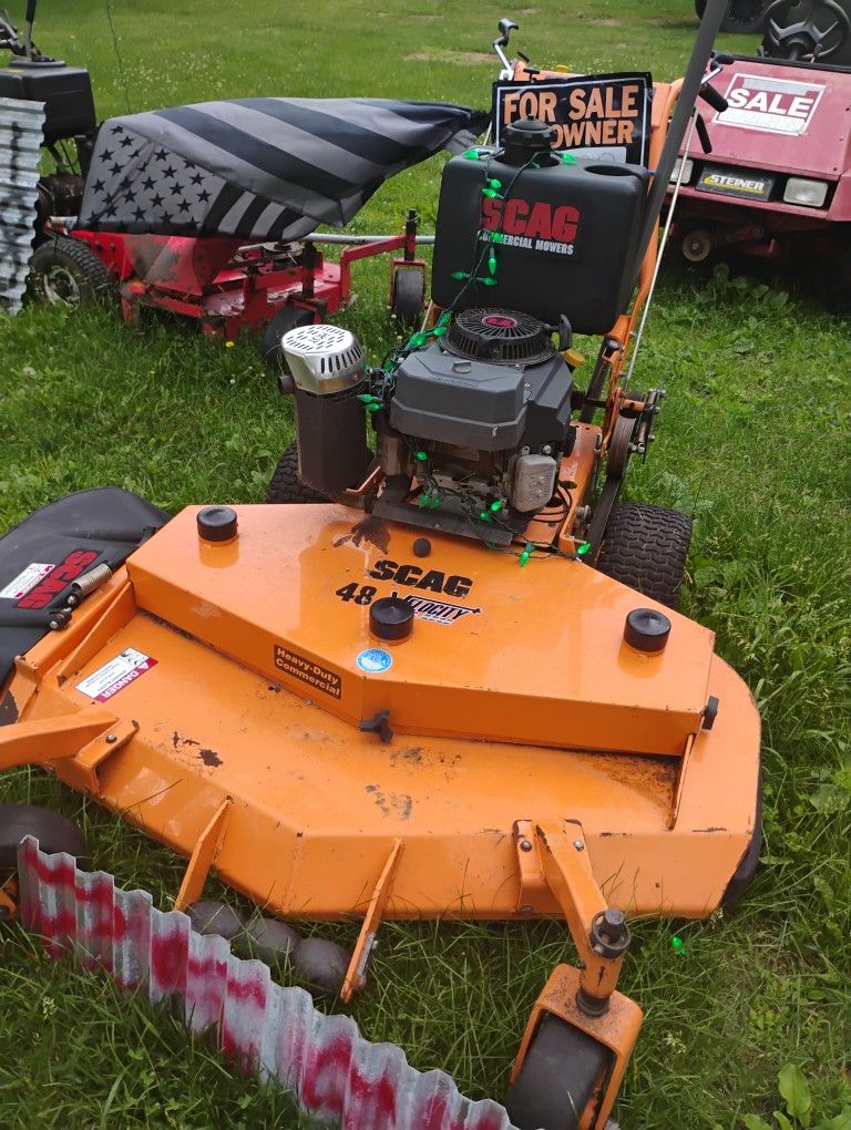 410 Hr Like New Scag 48 Advantage Deck Belt Mower