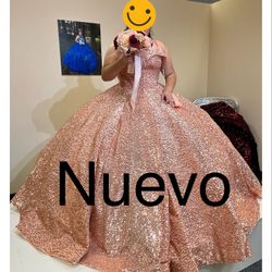 Vestido De Quinceañera Usado Solo Para iglesia 
