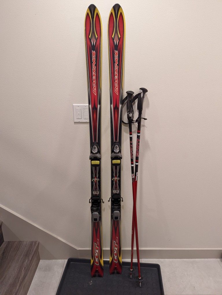 Rossignol Cross Cut 10.4 177cm Skis, Bindings, & Poles 