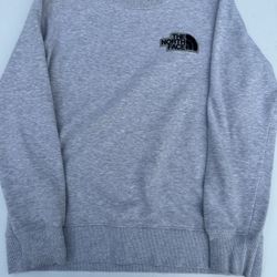 The North Face Gray Sweatshirt Classic Crew Neck