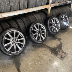 18” Mazda Rims And Tires 